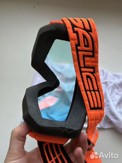 Очки горнолыжные salice оранжевые и розовые