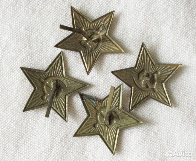 Звёздочки на бескозырку и гвардейские знаки СССР