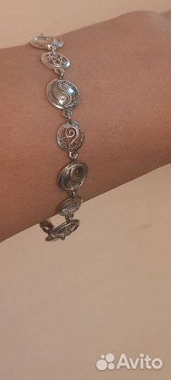 Браслет серебро женский