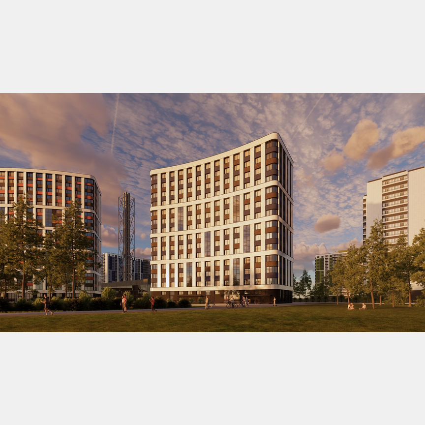 1-к. квартира, 35,9 м², 3/18 эт.