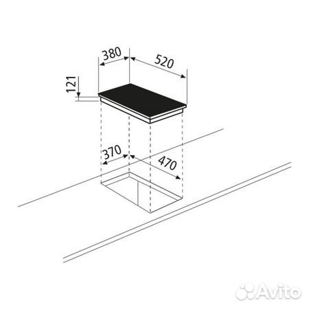 Варочная поверхность glem gtipw41bk