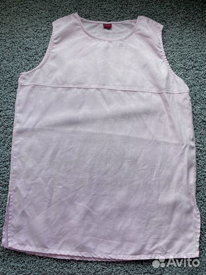 Блузка майка льняная 100% Лён размер 44-46