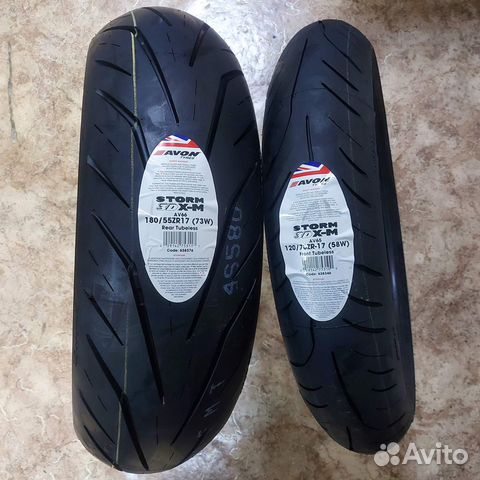 Мотошины Avon Storm 3D X-M 120/70-17 + 180/55-17