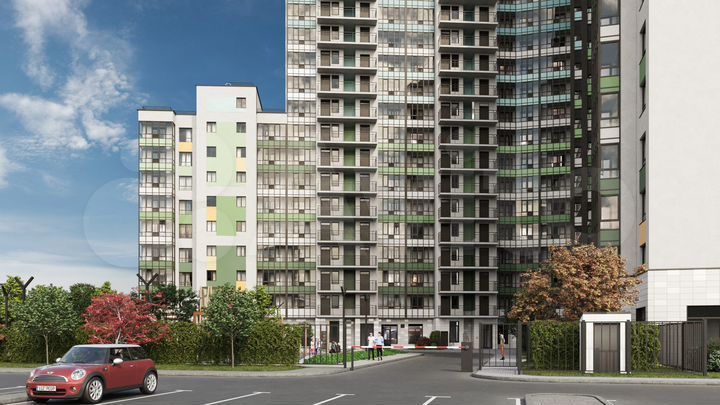 1-к. квартира, 31,6 м², 2/18 эт.