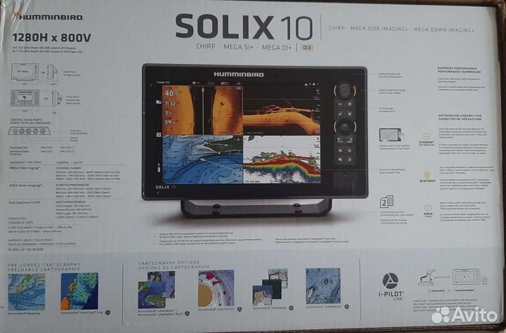 Humminbird solix 10 mega SI+ G3