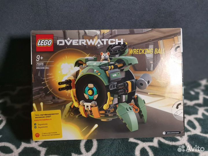 Конструктор Lego Overwatch 75976 Таран Хомяк новый