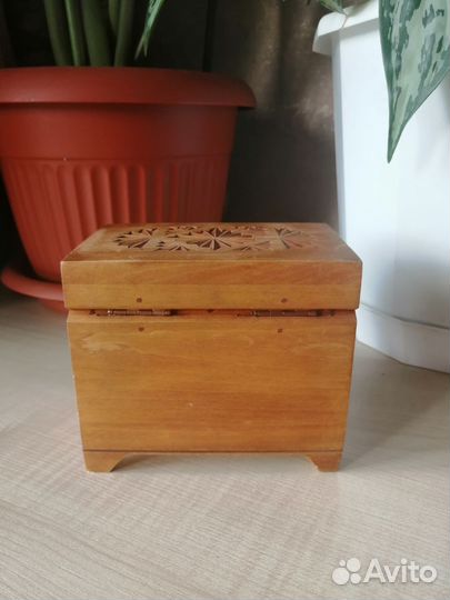 Шкатулка деревянная СССР