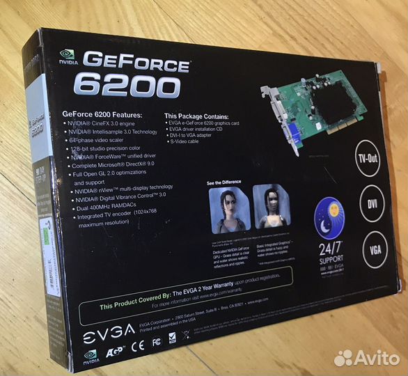 Evga Nvidia GeForce 6200 512 MB DDR2 AGP 8X
