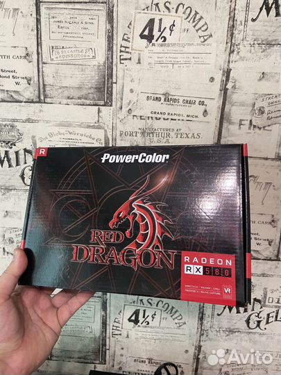 Видеокарта PowerColor Red Dragon RX580 8Gb