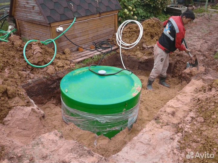 Септик эко Малахит 8 энергонезависимый