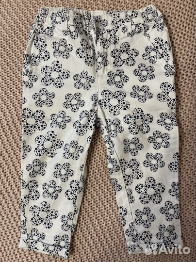 Лонгслив и брюки для девочки 9-12 месяцев