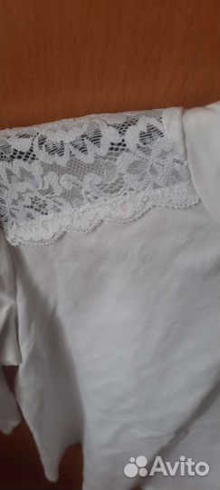 Блузка белая школьная 158