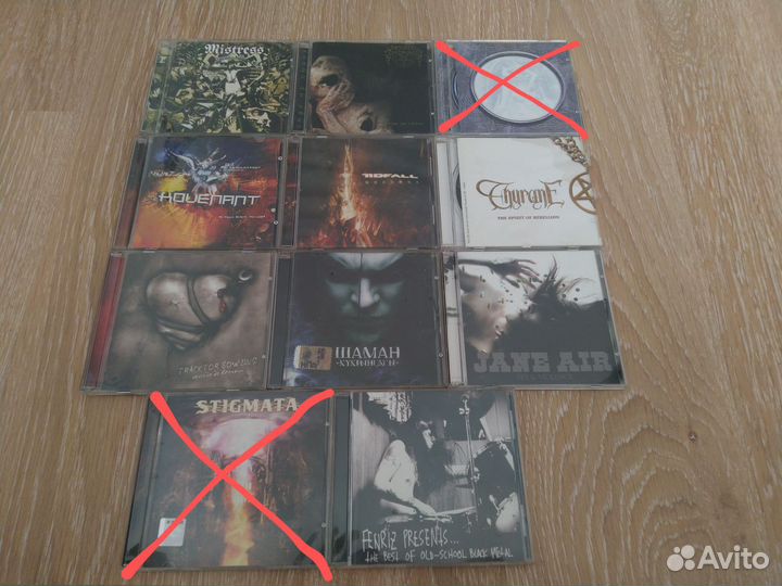 Аудиодиски металл и рок