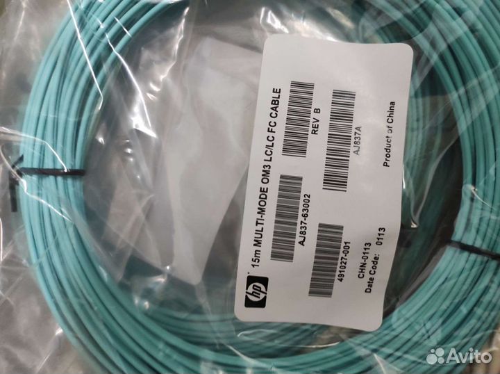 Кабель HP AJ837A fibre channel 15M