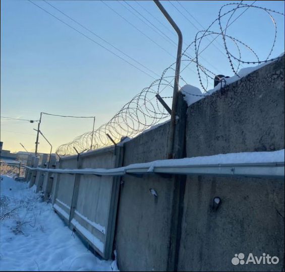 Монтаж колючая проволока егоза, акл