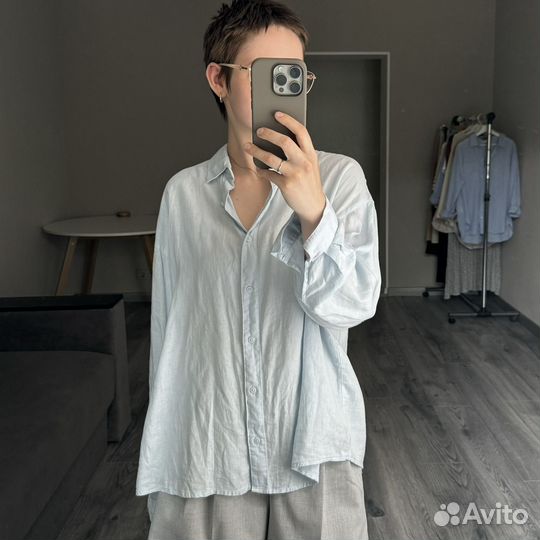 Рубашка лён gloria jeans