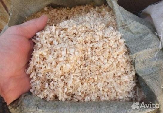 Опилки стружка в мешках
