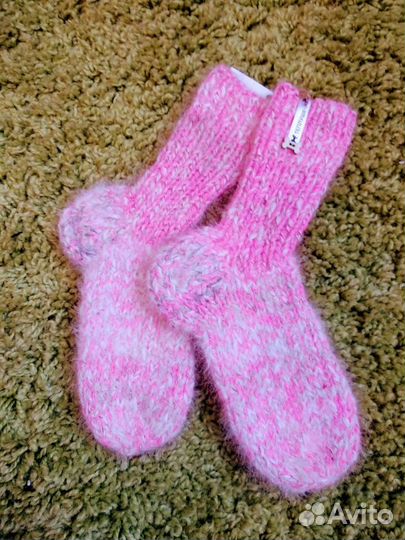 Детские носки из собачьей шерсти