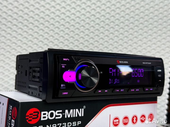 Процессорная магнитола 1 din bos mini n973dsp