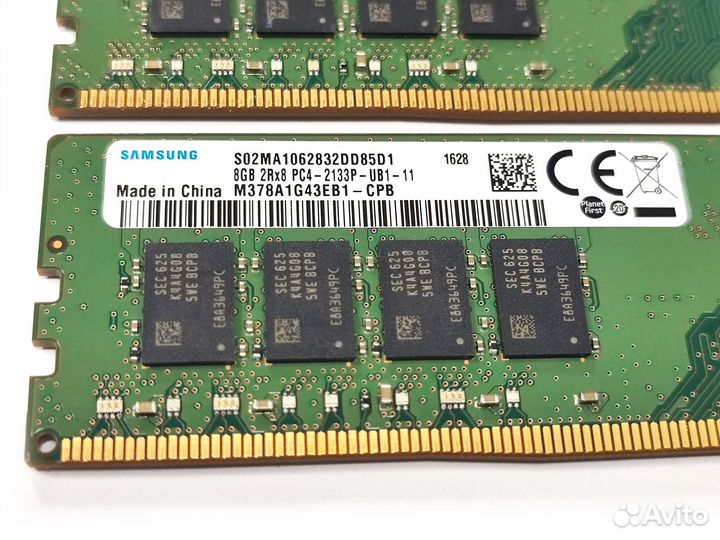 DDR4 8Gb Память для пк 2133/2400мгц + Гарантия
