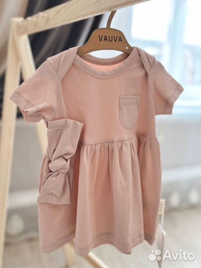 Платье для девочки новое Vauva 74 80 86 92