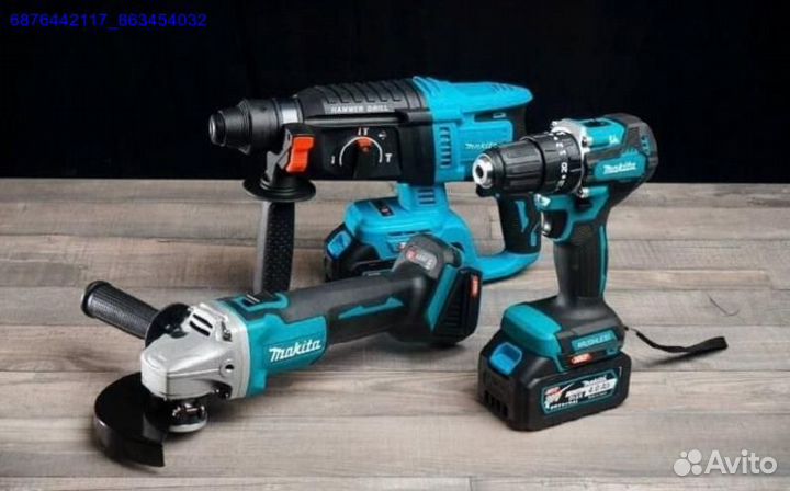 Электро набор Makita 3в1 бесщеточный (Арт.52392)