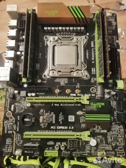 Комплект xeon e5 2689, 32 гб DDR3, м. П. Killsre
