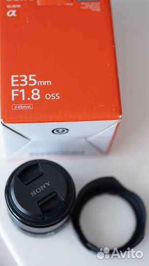 Объектив sony e 35mm 1.8