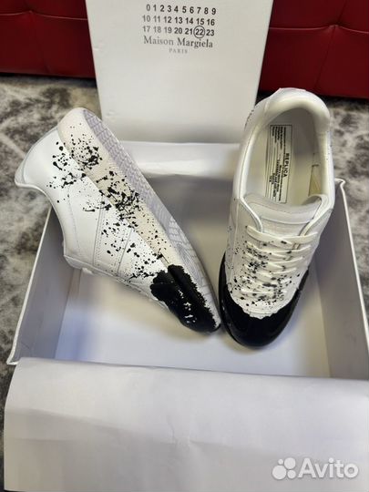 Maison margiela replica кеды paint splatter