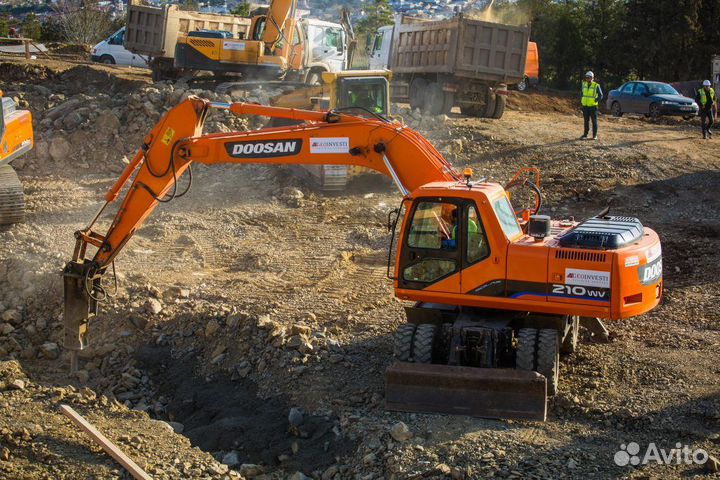 Аренда экскаватора ковш 1,2 куба