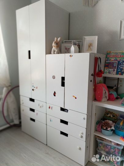 Шкаф IKEA белый детский