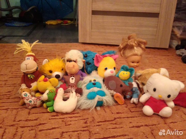 Мягкие игрушки в хорошем состоянии