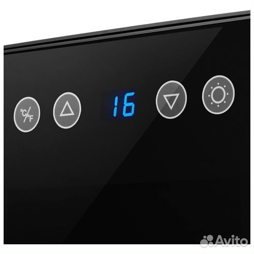 Винный шкаф Kitfort KT-2402, серебристый/черный