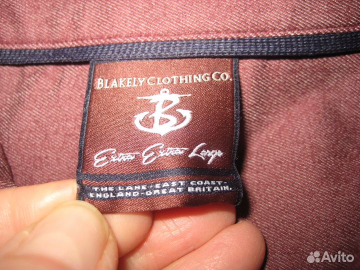 Шикарная плотная рубашка Blakely Clothing Англия р