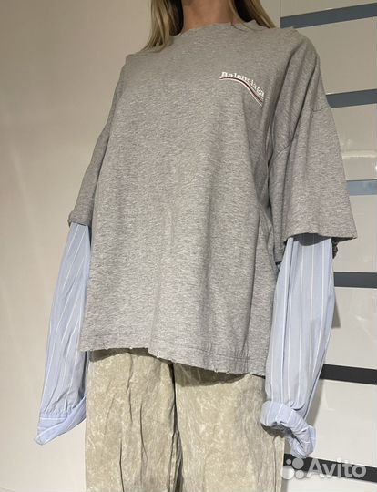 Рубашка оверсайз унисекс