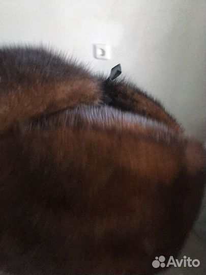 Мужская ушанка из норки