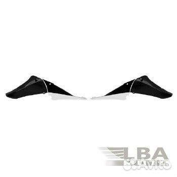 Обтекатели радиатора верхние R-Tech Yamaha YZ450F 10-13 (R-cvyzfnrbnu0) черные/белые