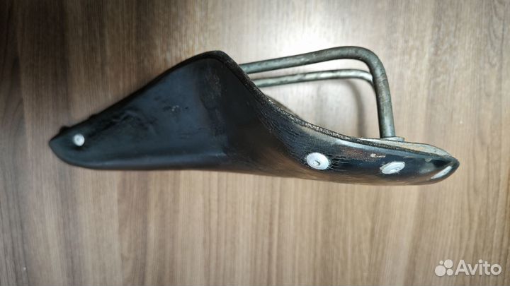 Седло кожаное хвз СССР для велосипеда