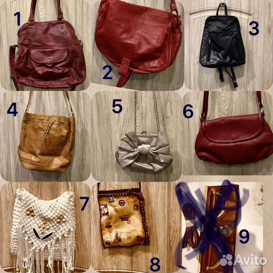 Сумка натуральная кожа
