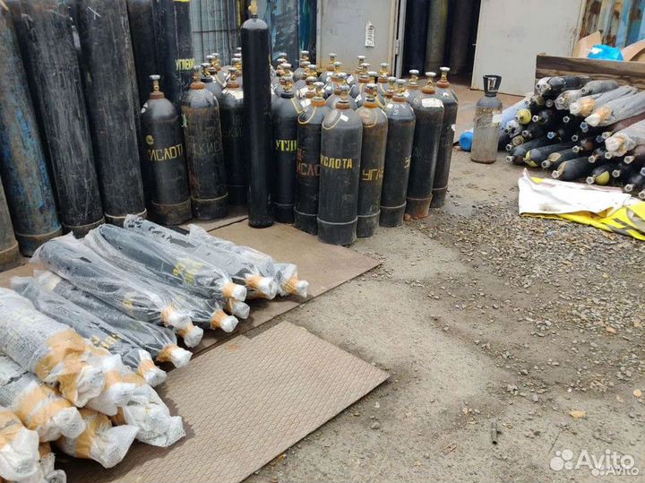 Выкуп кислородных и углекислотных баллонов