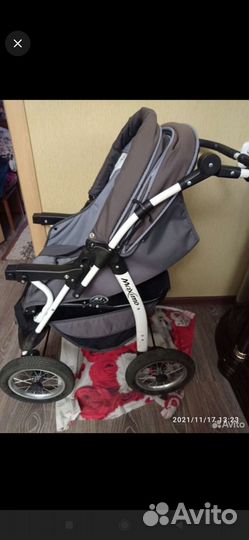 Прогулочная коляска зимняя бу
