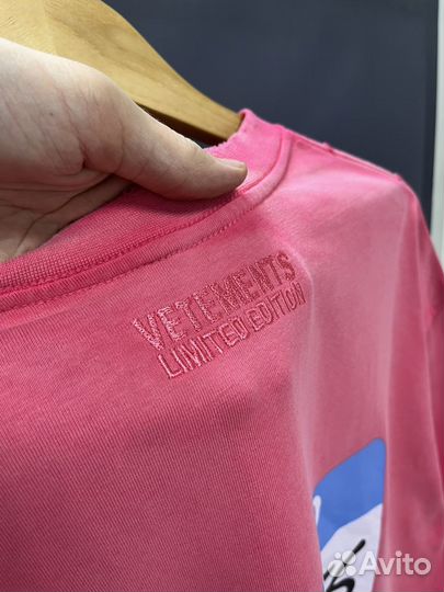 Футболка vetements оверсайз унисекс (хит 2024)