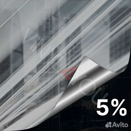 Зеркальная тонировочная пленка SHG silver R 5