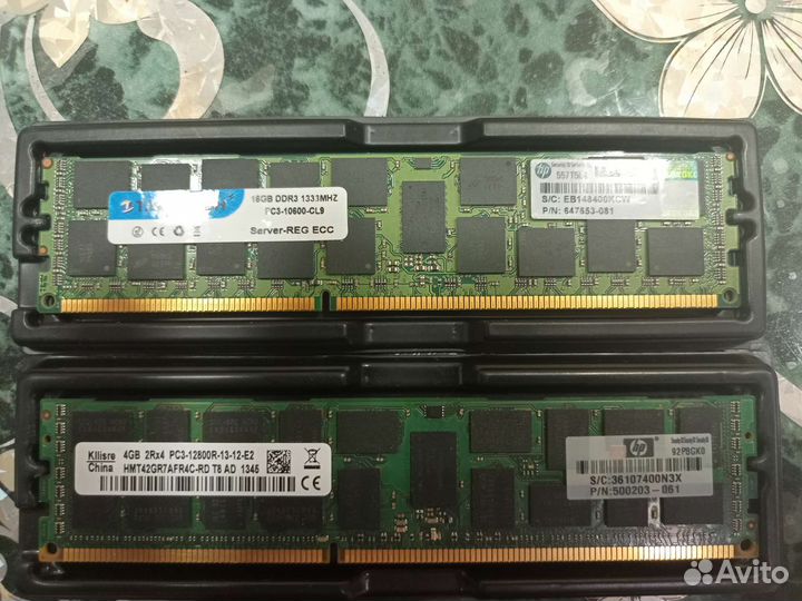 Оперативная память ddr3 4 gb.16gb 1333