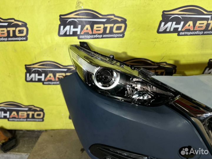 Передний бампер Mazda 3 bm 2016-2019г