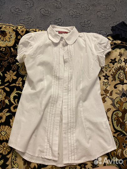 Рубашка школьная 146 девочки