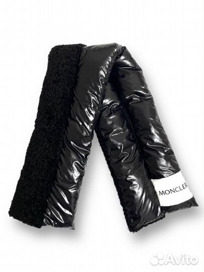 Шарф Moncler Logo Puff Scarf Black