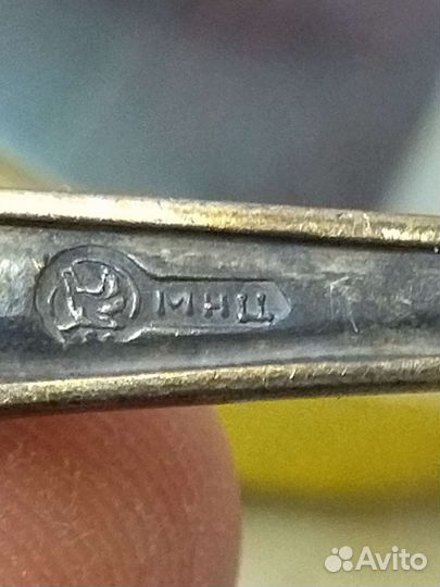 Набор чайных ложек мельхиор