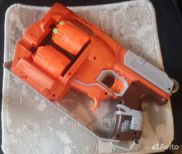 Бластер Nerf Strike FlipFury c патронами