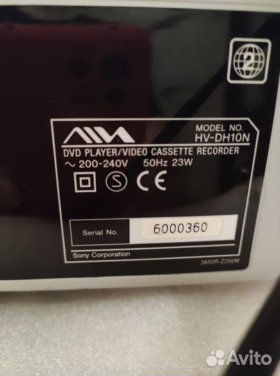 Видеомагнитофон combo aiwa